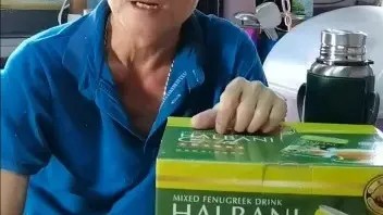 我糖尿病很严重，工都做不到，差点失业。现在喝了𝐇𝐚𝐥𝐛𝐚𝐧𝐢调理，已经完全康复了👍